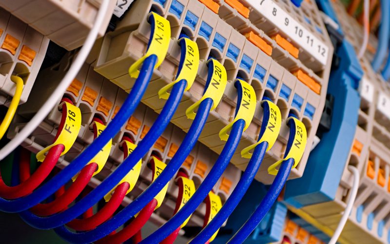 Electrical installation inside the junction box